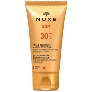 Nuxe Sun Heerlijke Gezichtscrème Spf30 Hoge Bescherming 50ml