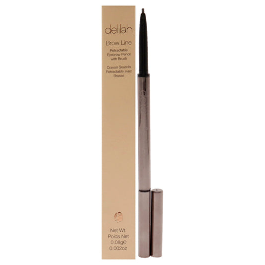 Delilah Brow Line intrekbaar wenkbrauwpotlood met borsteltje - Sable voor vrouwen 0,002 oz